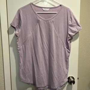 Lavender Short Sleeve Women's Top